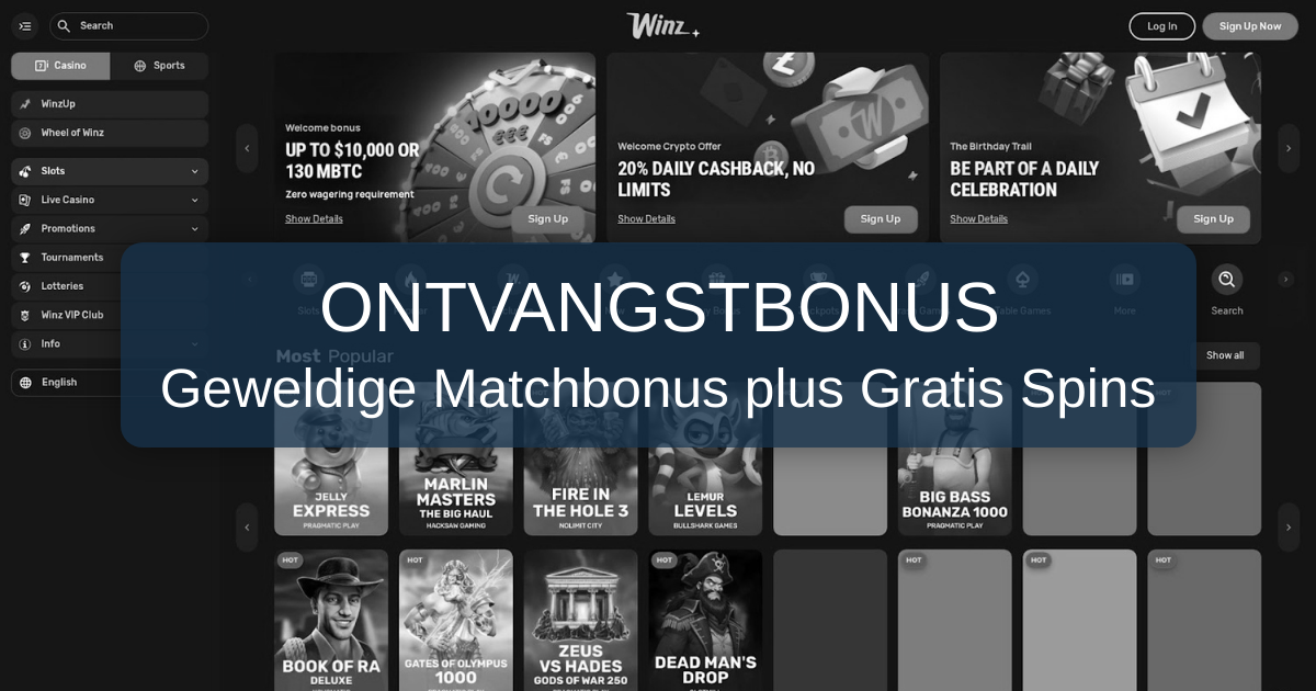 WINZ Casino Nederland - Speel nu online en win groot!
