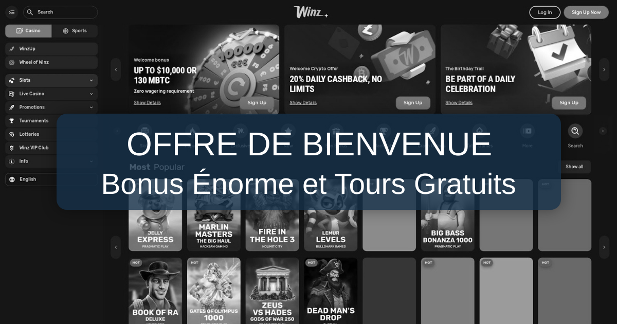 WINZ Casino France | Jeux en ligne et bonus exclusifs