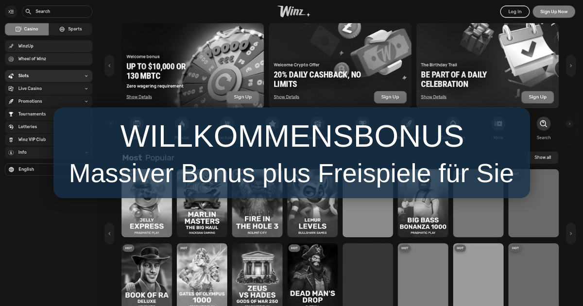 WINZ Casino Deutschland - Jetzt online spielen